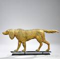 Gilt Copper Setter Weathervane