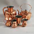 Six Copper Items