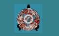 1110 Japanese Imari Charger with Scalloped Edge measur