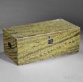 Paintdecorated Poplar Storage Trunk