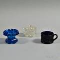 Three Pressed Glass Table Items