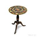 Victorian Decoupage Tilttop Tea Table