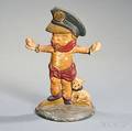Painted Cast Iron Baby Policeman Doorstop