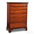 Chippendale Cherry Tall Chest