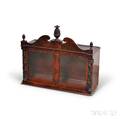 Federalstyle Carved Mahogany Hanging Cabinet