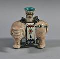 Chinese Porcelain Elephantform Joss Stick Holder