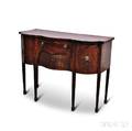 Regencystyle Inlaid Mahogany Sideboard