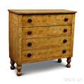 Federal Yellow Grainpainted Chest of Drawers
