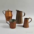 Four Copper Vessels