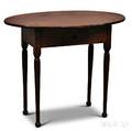 Queen Annestyle Ovaltop Onedrawer Tea Table