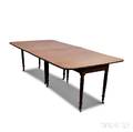 Classical Carved Mahogany Twopart Dining Table