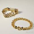 Two 14kt Gold Bracelets