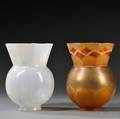 Two Favrile Shades Attributed to Tiffany Studios
