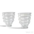 Pair of Lalique Saint Marc Vases