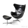 Arne Jacobsen 19021971 Egg Chair with Ottoman