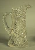 211 CUT GLASS PITCHER