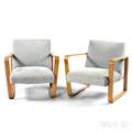 Pair of Bentwood Lounge Chairs
