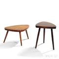 Two George Nakashima Stools