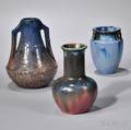 Three Fulper Pottery Vases