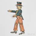 Painted Tin Uncle Sam Figure