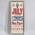 Nickel Plate Railroad Fourth of July Excursion Broadside