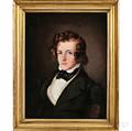 American School 19th Century Portrait of a Young Man