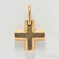 18kt Gold Cross Bulgari