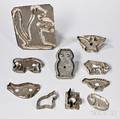 Ten Tin Animal Cookie Cutters