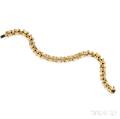 18kt Gold and Diamond Signature Bracelet Tiffany amp Co