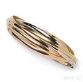 18kt Tricolor Gold Trinity Bracelet Cartier