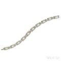 Art Deco Platinum and Diamond Bracelet Cartier