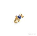 Gold and Lapis Ring