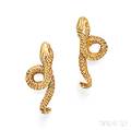 18kt Gold Earclips Lalaounis
