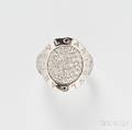 18kt White Gold and Diamond Ring Bulgari