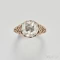 Antique Gold and Rosecut Diamond Ring