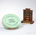 Green Empire Paper Collars Box and a Pipe Organ Model