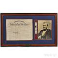 Grant Ulysses S 18221885 Document Signed 21 December 1875