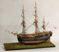 167 WOOD AND COPPER SCALE MODEL OF THE BRITISH ENDEAV