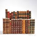 Decorative Bindings Finely Leatherbound Sets and Singles Twentysix Volumes