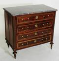 160 LOUIS XVI STYLE MAHOGANY CHEST OF DRAWERSFrench C