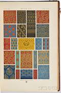 Racinet Auguste 18251893 Polychromatic Ornament One Hundred Plates in Gold Silver and Colours