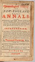 Prince Thomas 16871758 A Chronological History of NewEngland in the Form of Annals