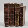 Sammelbands of English Sermons 18th Century Four Octavo Volumes
