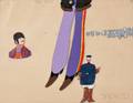 Two Animation Cels from The Beatles Yellow Submarine  Blue Meanie