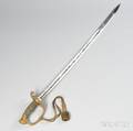 Model 1850 Foot Officers Sword and Knot