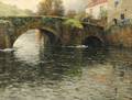 Louis Aston Knight American 18731948 Old Bridge at Quimperle