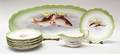 123 8 pcs Limoges Porcelain Fish ServiceFrench C 190