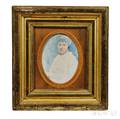 Portrait on Ivory of Elizabeth Gurney Fry 17801845