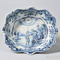 Blue and Whitedecorated Delft Bowl