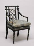 1173 Neo classical style painted arm chair 150200